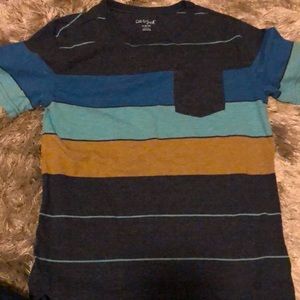 Cat & Jack Blue Striped T-shirt soft M 8/10